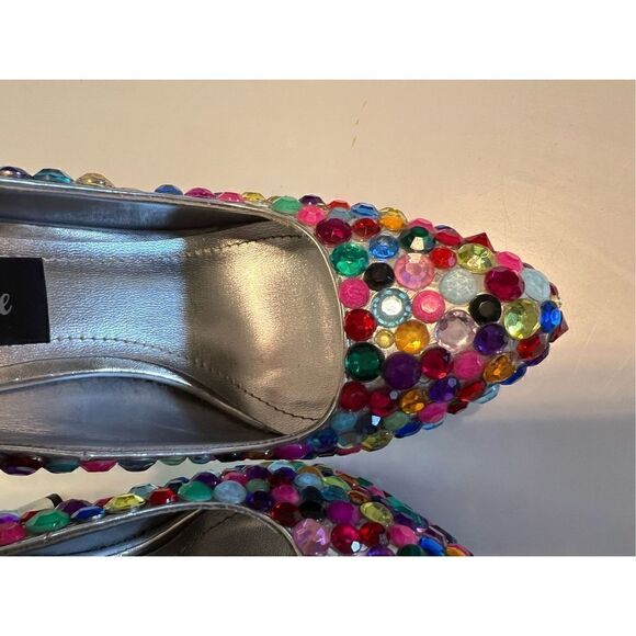 Haus of Price Women’s Size 7.5 Dazie Stilettos Multicolor Bling Designer Heels - Picture 14 of 16
